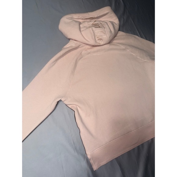 Calvin Klein Performance Pink Hoodie Black Side Stripe Logo Hood Sweatshirt L - Picture 9 of 10